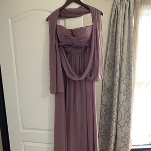 Birds Grey Convertible Dress